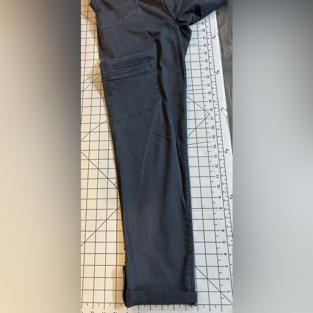 Democracy Straight-Leg Utility Pants in Navy Blue - Picture 8 of 10